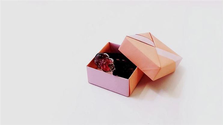 如何用簡單的步驟折出美觀實用的紙盒子？(2)