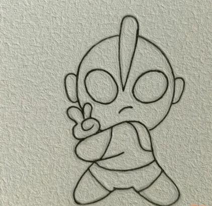 簡(jiǎn)筆畫奧特曼簡(jiǎn)單畫法