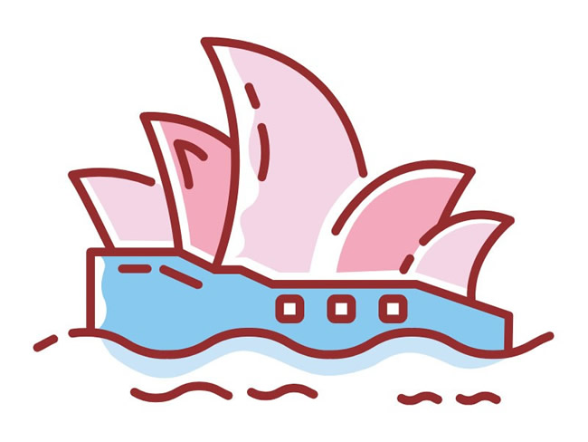 9款世界著名建筑簡筆畫