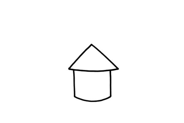 公主的愛(ài)心城堡簡(jiǎn)筆畫