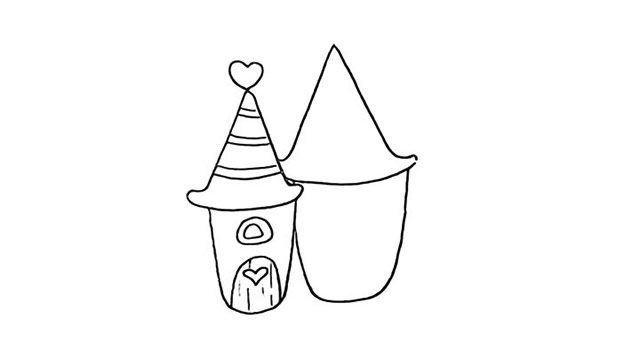 橘子小屋簡(jiǎn)筆畫