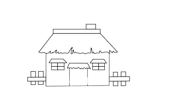 簡(jiǎn)單的卡通小房子簡(jiǎn)筆畫(huà)