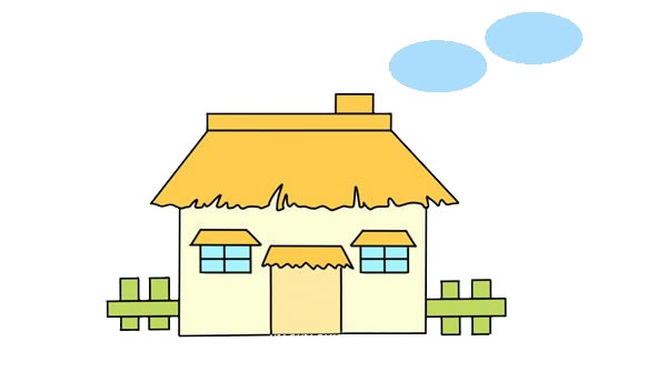 簡(jiǎn)單的卡通小房子簡(jiǎn)筆畫(huà)