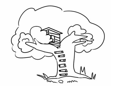樹(shù)屋簡(jiǎn)筆畫(huà)怎么畫(huà)最好看