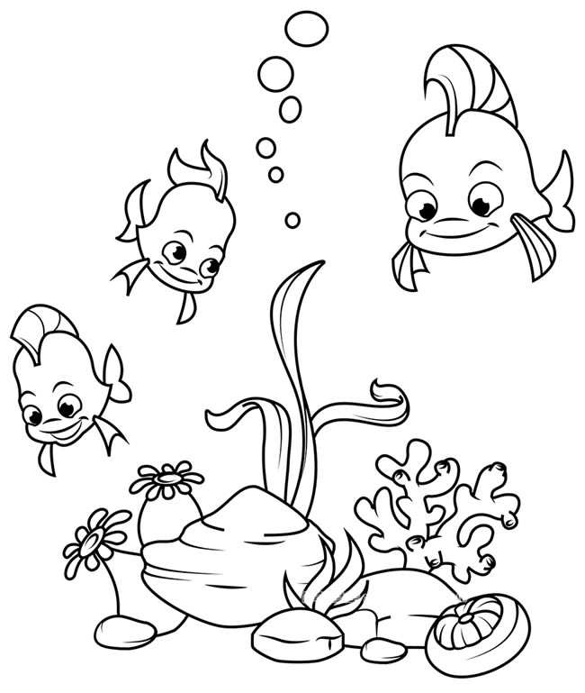 4款海底世界的簡筆畫大全