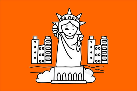 分享一些名勝古跡簡筆畫