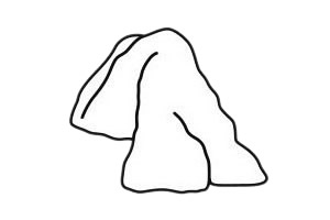 關(guān)于山峰的簡筆畫
