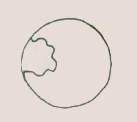 綠色的地球簡筆畫教程 綠色的地球簡筆畫教程