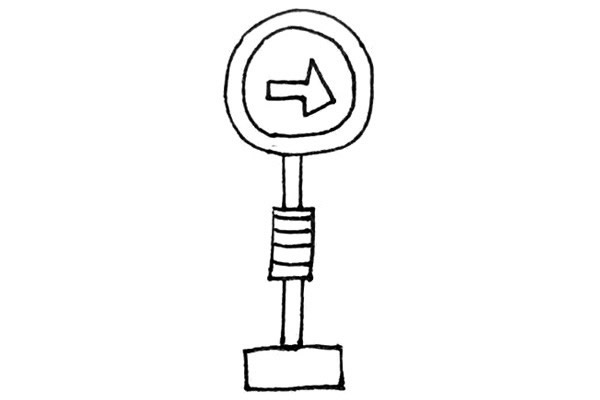 路牌簡(jiǎn)筆畫(huà)步驟