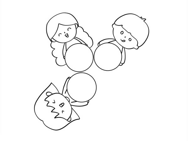光盤行動簡筆畫步驟教程