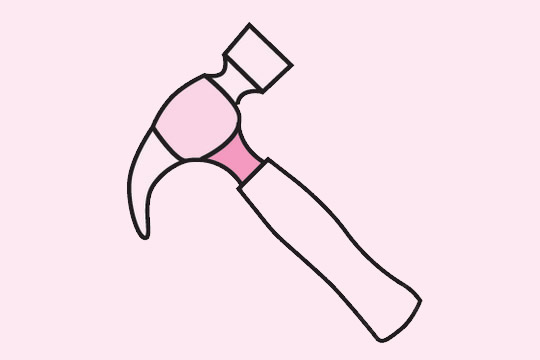 分享幾款錘子的簡(jiǎn)筆畫(huà)