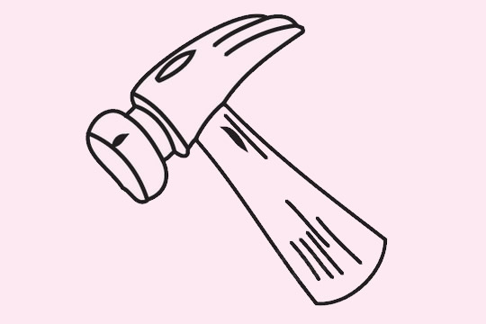 分享幾款錘子的簡(jiǎn)筆畫(huà)