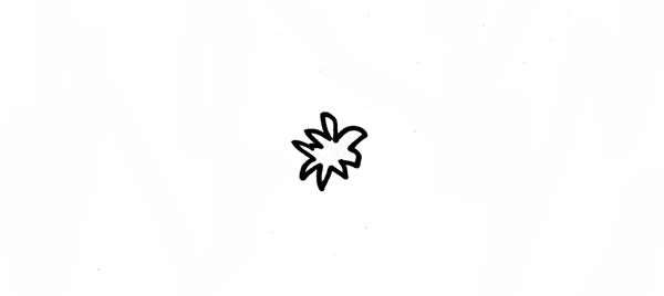 彩色的煙花簡筆畫