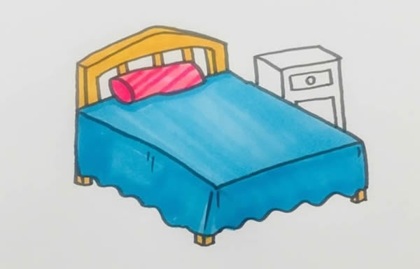 臥室簡筆畫步驟