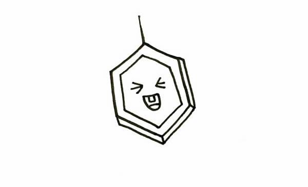 一串卡通的鞭炮簡(jiǎn)筆畫(huà)步驟