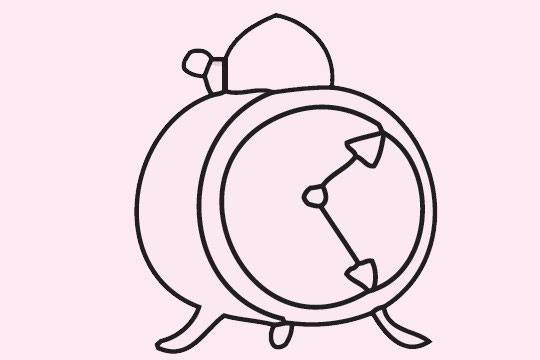 分享幾款鬧鐘簡筆畫