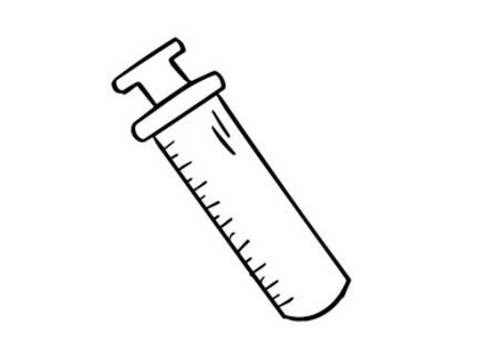 針管注射器簡筆畫 針管注射器簡筆畫