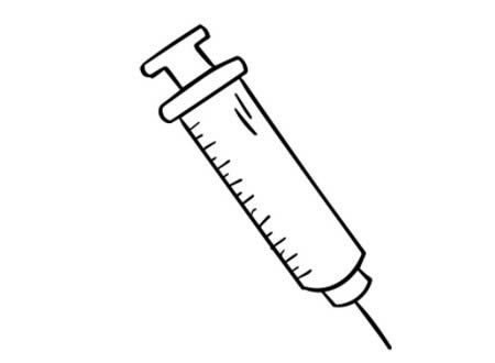 針管注射器簡筆畫 針管注射器簡筆畫