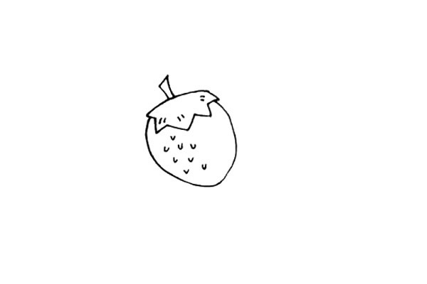 關(guān)于草莓的簡(jiǎn)筆畫教程