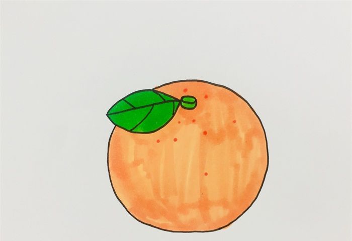 橘子的畫法