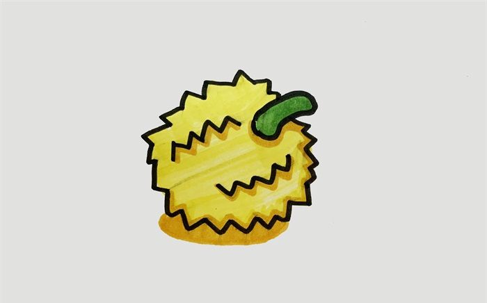 榴蓮怎么畫