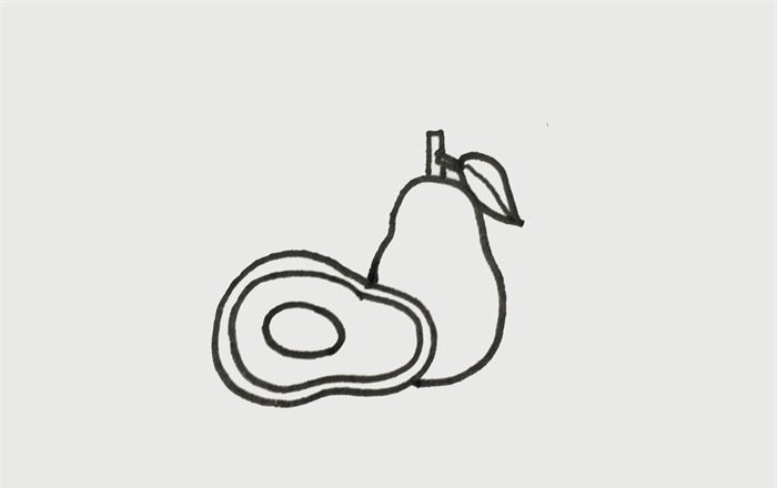 牛油果怎么畫
