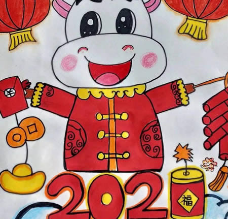 牛年簡筆畫 關于牛年的簡筆畫步驟