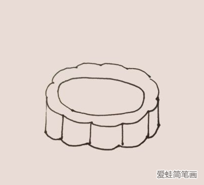 中秋節月餅簡筆畫怎么畫