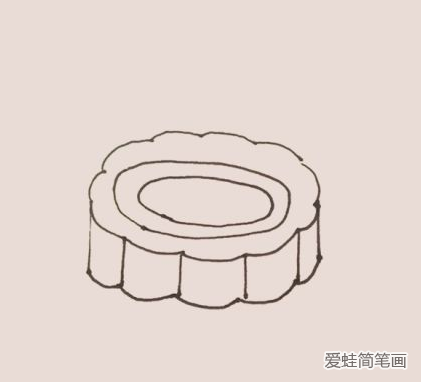 中秋節月餅簡筆畫怎么畫