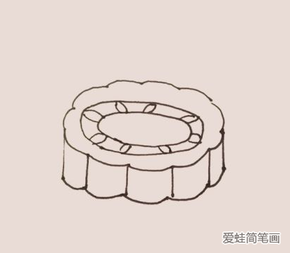 中秋節月餅簡筆畫怎么畫