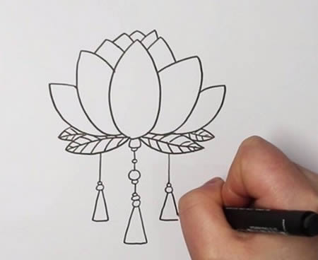 元宵節花燈簡筆畫怎么畫