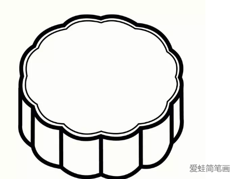 中秋節(jié)月餅簡筆畫步驟