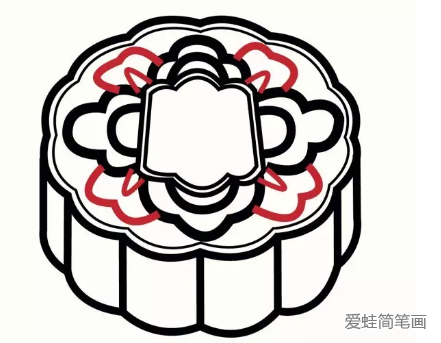 中秋節(jié)月餅簡筆畫步驟