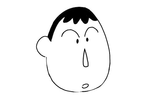 蠟筆小新阿呆簡(jiǎn)筆畫(huà)教程