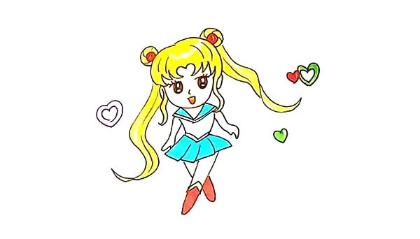 美少女戰士簡筆畫教程