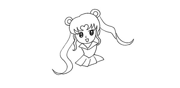 美少女戰士簡筆畫教程