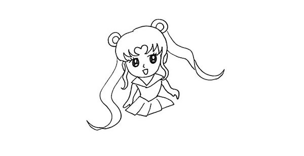 美少女戰士簡筆畫教程