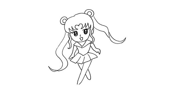 美少女戰士簡筆畫教程