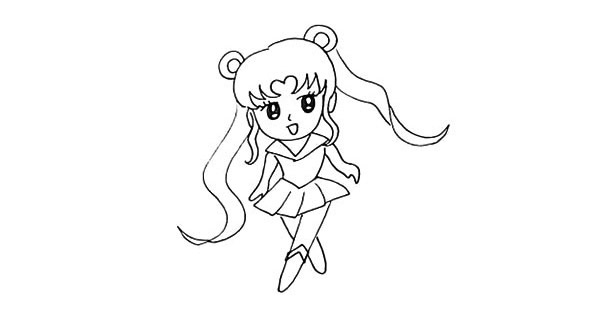 美少女戰士簡筆畫教程