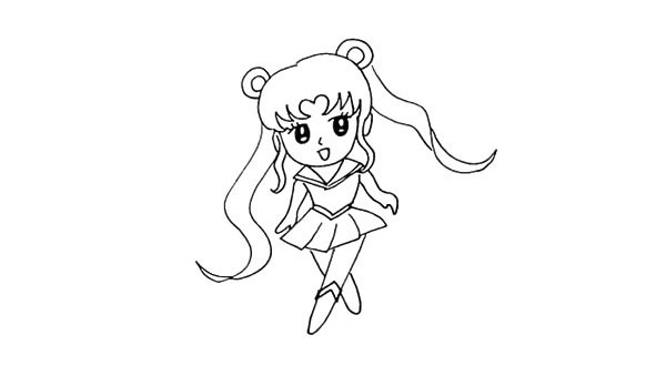 美少女戰士簡筆畫教程