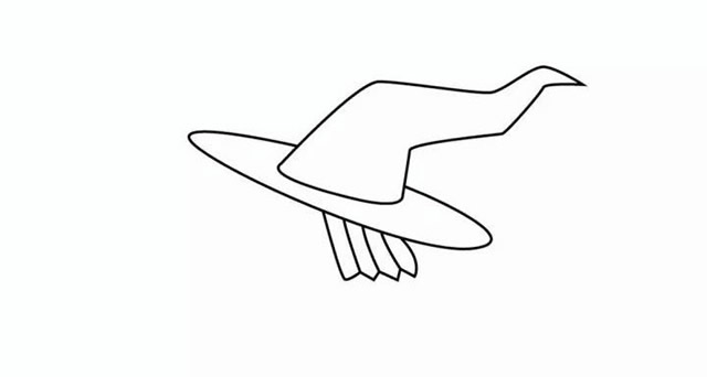 萬圣節(jié)女巫簡(jiǎn)筆畫教程