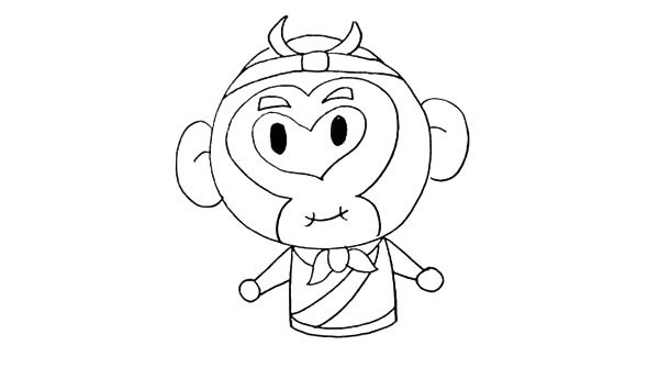 一步步教你畫出孫悟空