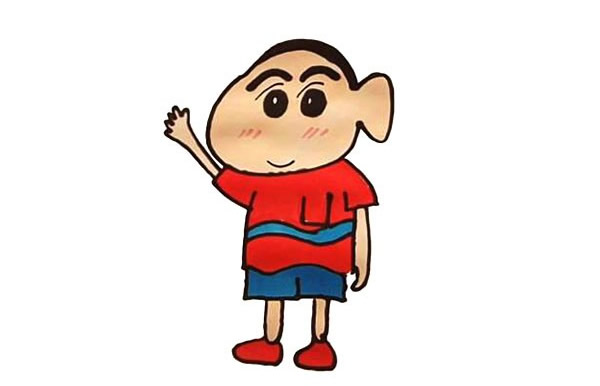 可愛(ài)又搞笑的蠟筆小新簡(jiǎn)筆畫教程