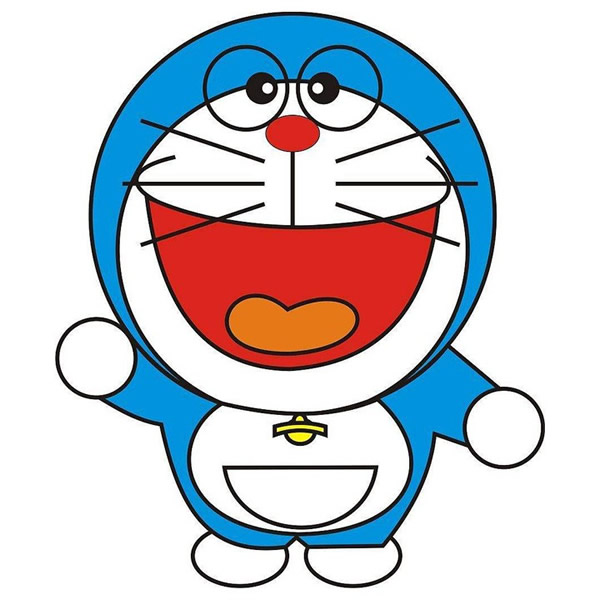 可愛的哆啦A夢簡筆畫
