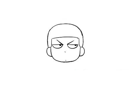 櫻木花道簡筆畫步驟教程