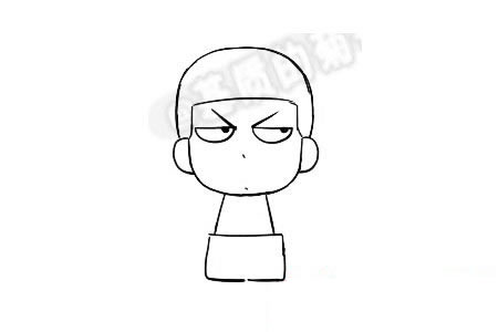 櫻木花道簡筆畫步驟教程