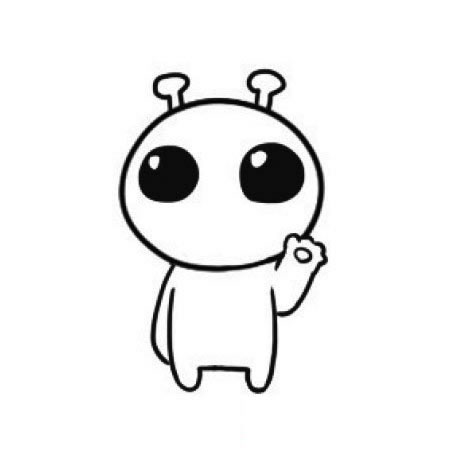一步步教你畫(huà)簡(jiǎn)單的外星人