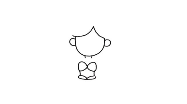 美人魚公主和國(guó)王簡(jiǎn)筆畫教程