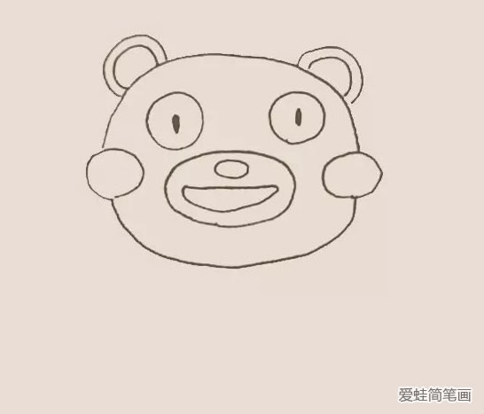 熊本熊怎么畫 熊本熊簡筆畫教程