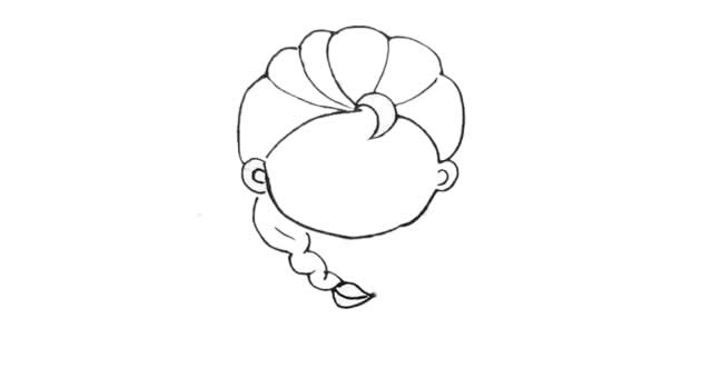 美麗的艾莎公主簡(jiǎn)單畫教程